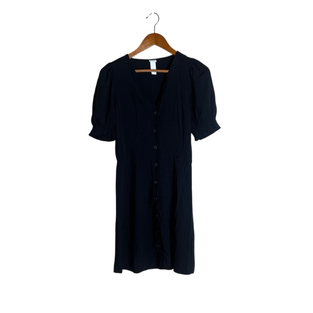 NWOT! H&M black short sleeve‎ mini dress
